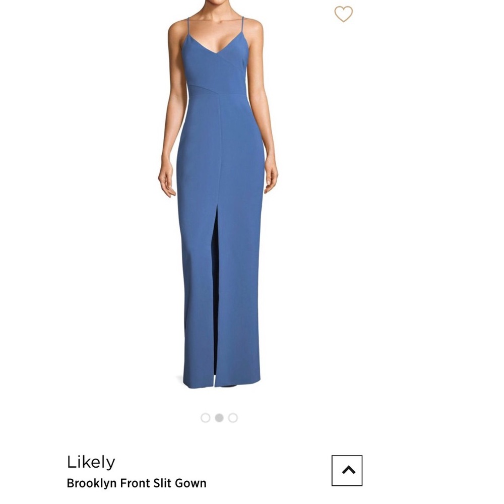 Likely Brooklyn Gown in Slate Blue